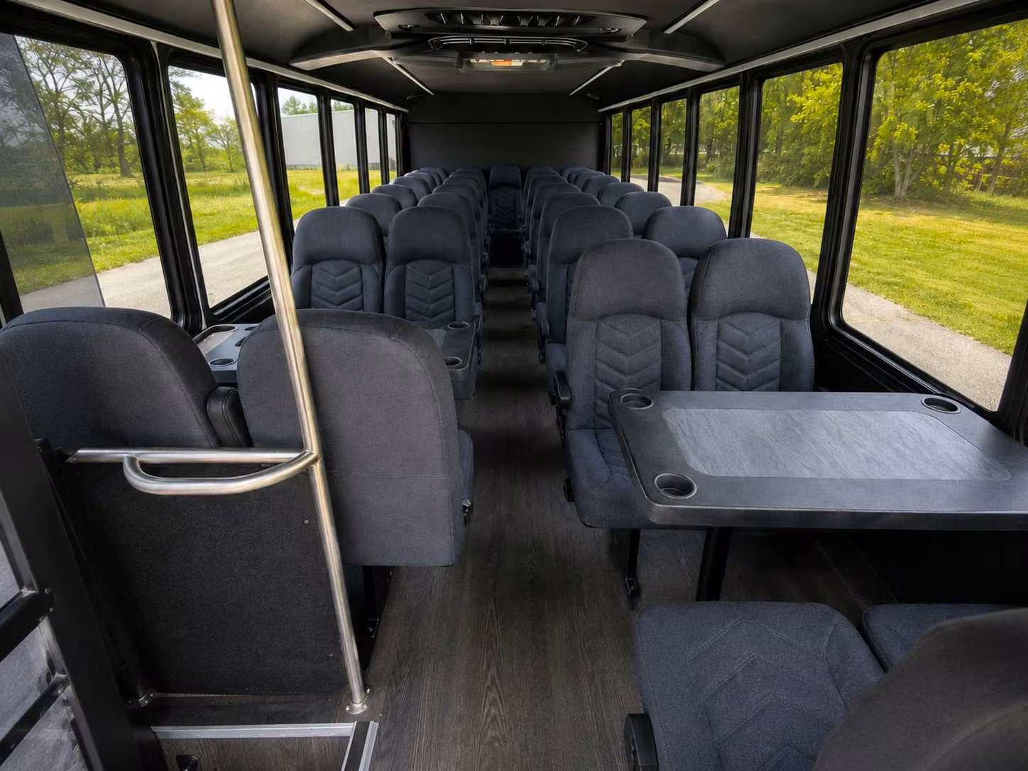 15 passenger minibus inside