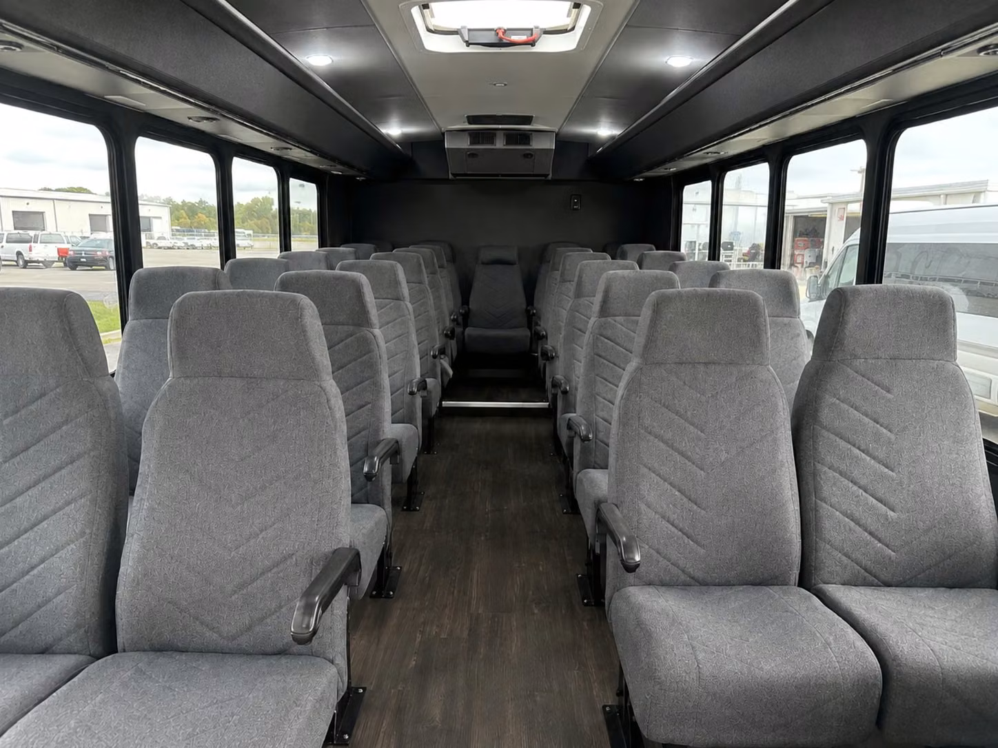 18 passenger minibus interior