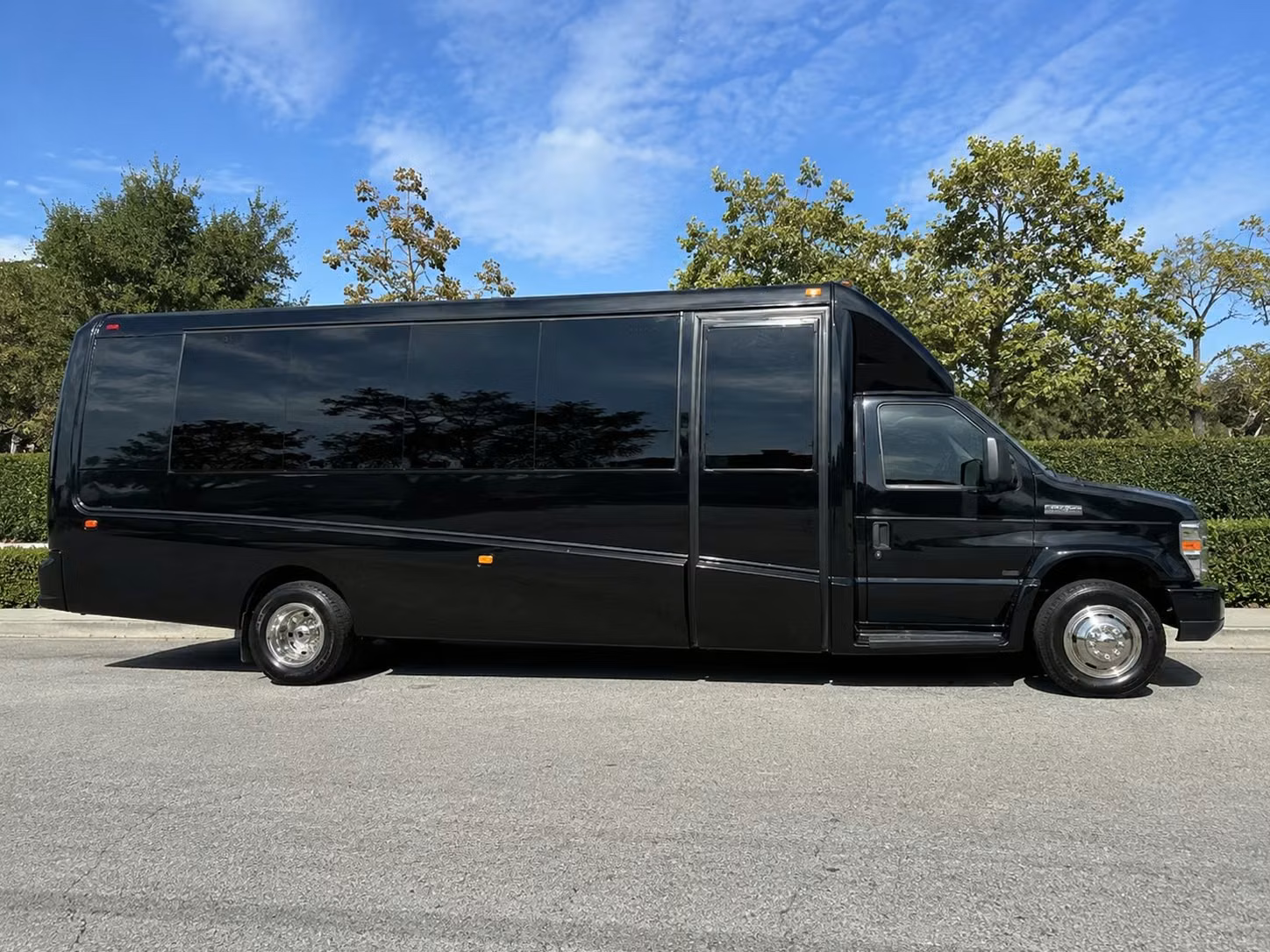 minibuses for smaller concert groups heading out from north miami