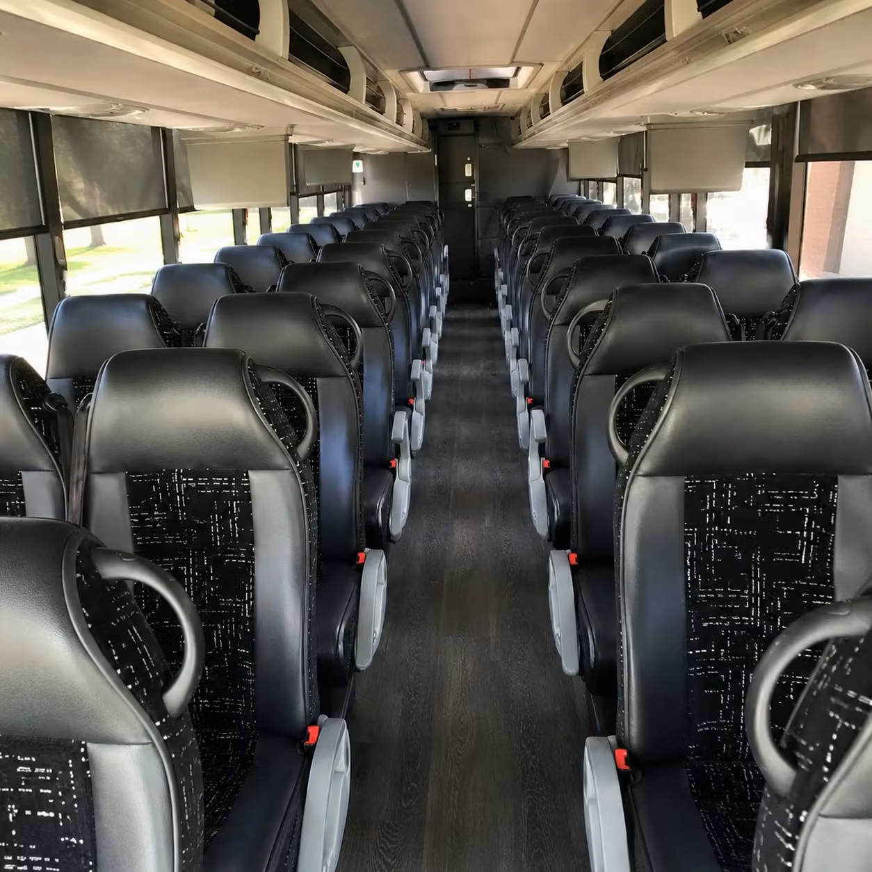 north miami charter bus interior